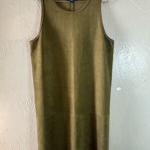 Karen Came Olive Sleeveless Dress